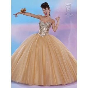 Gold Mary's Size 6 Ball gown dress